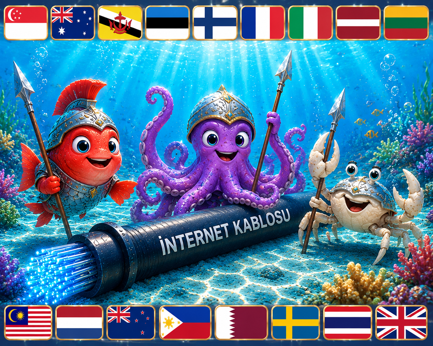 Deniz ve Okyanusların Altındaki İnternet Kablolarını Kim Koruyacak?