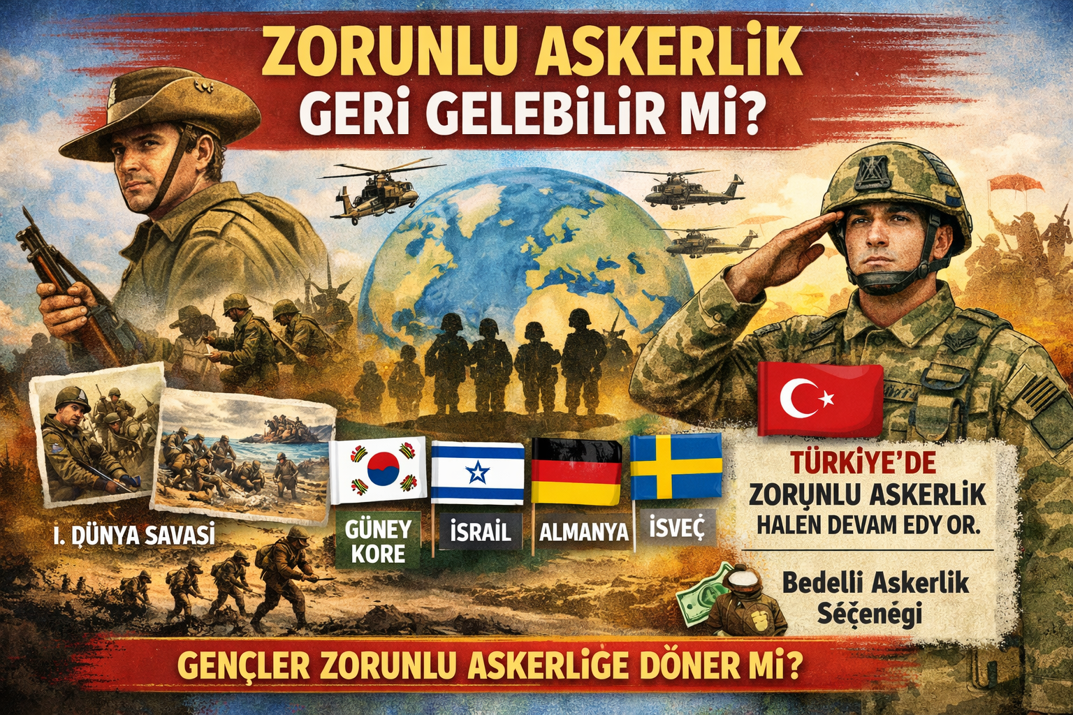 Dünyada Zorunlu Askerlik Tartışmaları